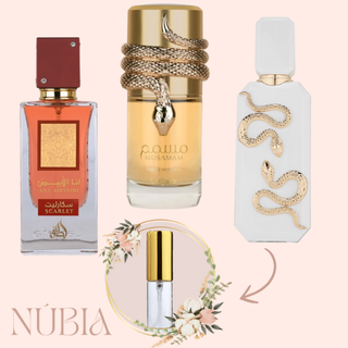 COMBO DO MAGNETISMO - ANA ANBIEDH SCARLET 5ml + MUSAMAM 5ml + VENENO BIANCO 5ml