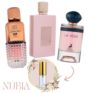 COMBO BOUQUET FLORAL - ROSE SEDUCTION 5ML + AMEERAT ROSE 5ML + LA VOIE 5ML