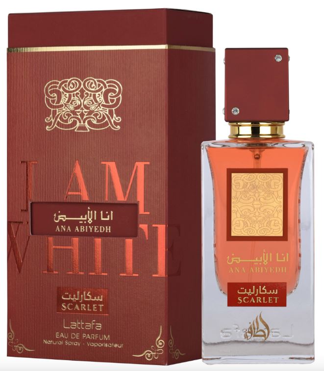 PERFUME ANA ABIYEDH SCARLET LATTAFA - 60ML 
