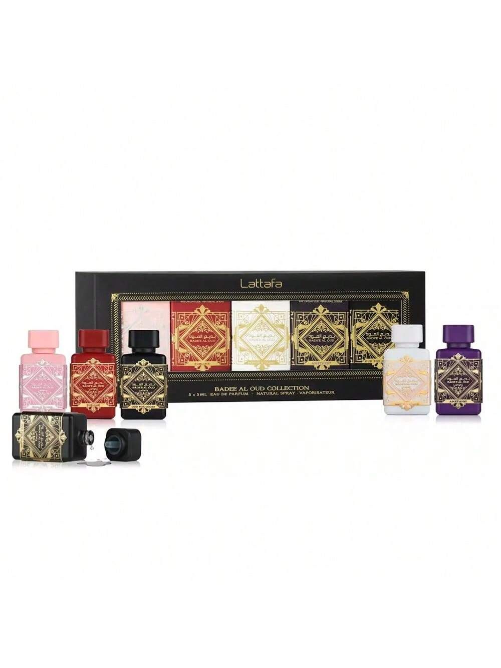 CONJUNTO BADEE AL OUD LATTAFA  - 5 X 5ML
