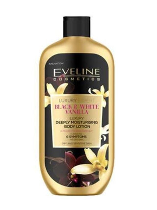 CREME CORPORAL NUTRITIVO BLACK AND WHITE VANILLA EVELINE - 350 ML