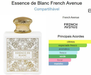 DECANTE ESSENCE DE BLANC FRENCH AVENUE - 5ML