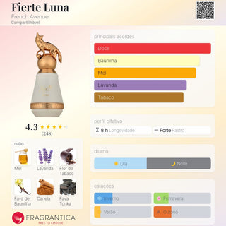 PERFUME FIERTE LUNA FRENCH AVENUE - 100ML