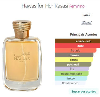PERFUME HAWAS FOR HER RASASI  - 100ML