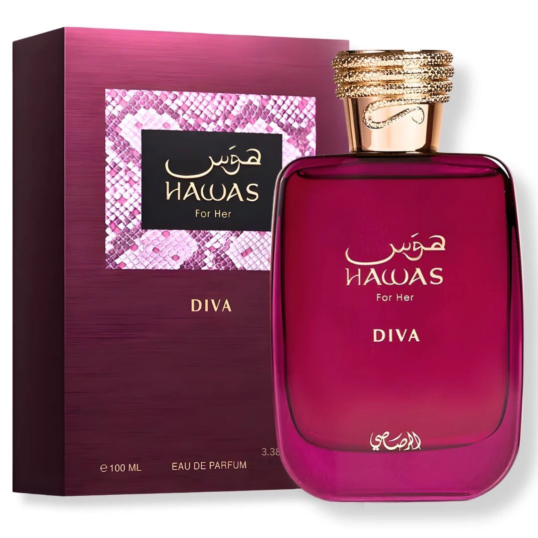 PERFUME HAWAS FOR HER DIVA RASASI  - 100ML