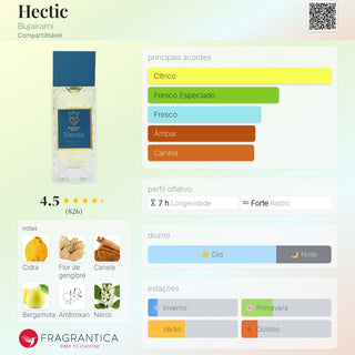 EXTRATO DE PERFUME HECTIC BUJAIRAMI - 100ML
