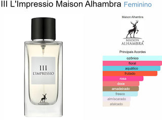 PERFUME III L'IMPRESSIO  MAISON ALHAMBRA - 100ML
