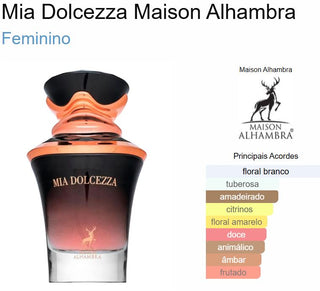 PERFUME MIA DOLCEZZA MAISON ALHAMBRA - 100ML