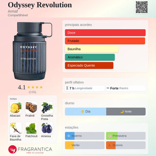 PERFUME ODYSSEY REVOLUTION ULTRA ARMAF - 100ML