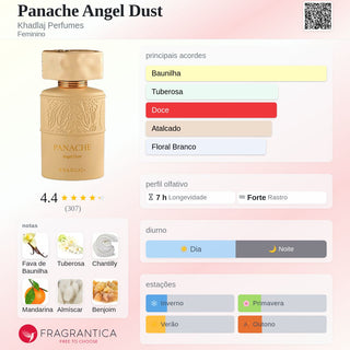 PERFUME PANACHE ANGEL DUST KHADLAJ - 100ML