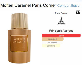 PERFUME DE ESQUINA DE PARIS CARAMELO FUNDIDO - 100ML