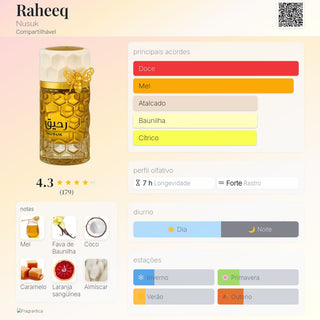 PERFUME RAHEEQ NUSUK - 100ML