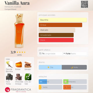 PERFUME VANILLA AURA MAISON ASRAR - 100ML