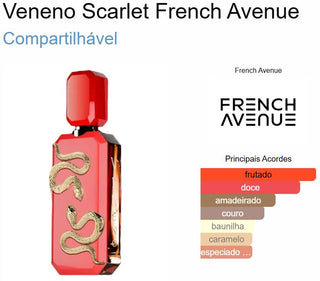 PERFUME VENENO SCARLET FRENCH AVENUE - 100ML