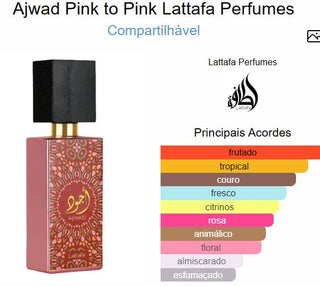 PERFUME AJWAD PINK LATTAFA - 60ML