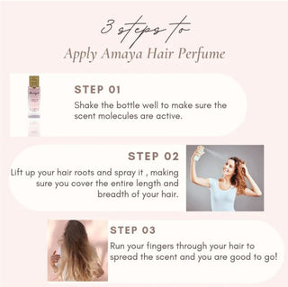 AMYA MIDNIGHT ROSE HAIR PERFUME - 50 ML