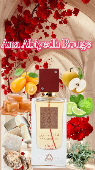 PERFUME ANA ABIYEDH ROUGE LATTAFA - 60ML