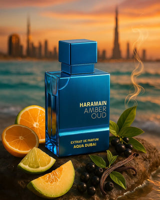 PERFUME AMBER OUD AQUA DUBAI AL HARAMAIN - 100 ML