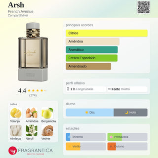 PERFUME ARSH FRENCH AVENUE - 100ML