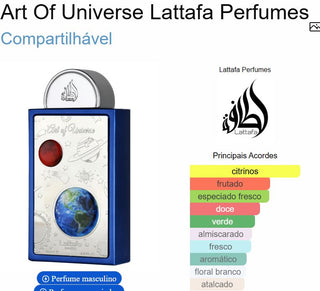 PERFUME ART OF UNIVERSE LATTAFA PRIDE - 100 ML