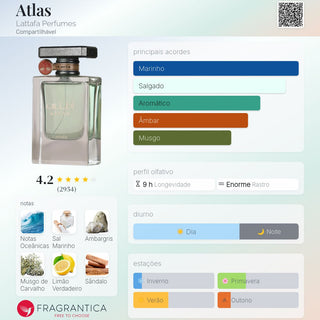 PERFUME ATLAS LATTAFA  - 100 ML