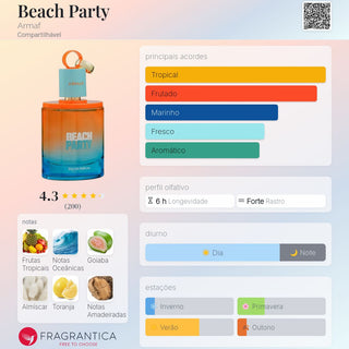 PERFUME BEACH PARTY ARMAF - 100ML