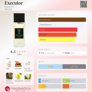 EXTRATO DE PERFUME EXECUTOR BUJAIRAMI - 100ML