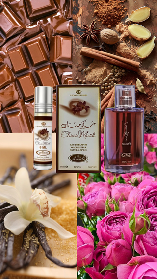 PERFUME EM ÓLEO CHOCO MUSK AL REHAB CROWN - 6ML