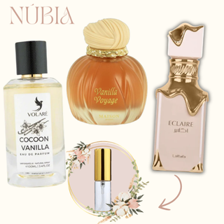 COMBO SWEET VANILLA - COCOON VANILLA 5ml + VANILLA VOYAGE 5ml + ECLAIRE 5ml