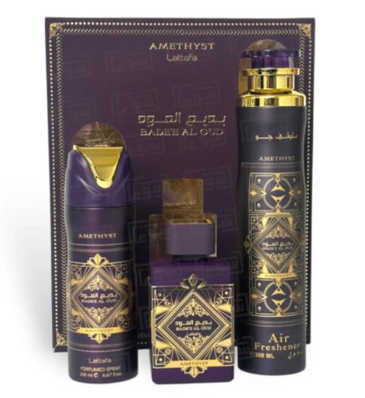 CONJUNTO BADE'E AL OUD AMETHYST LATTAFA