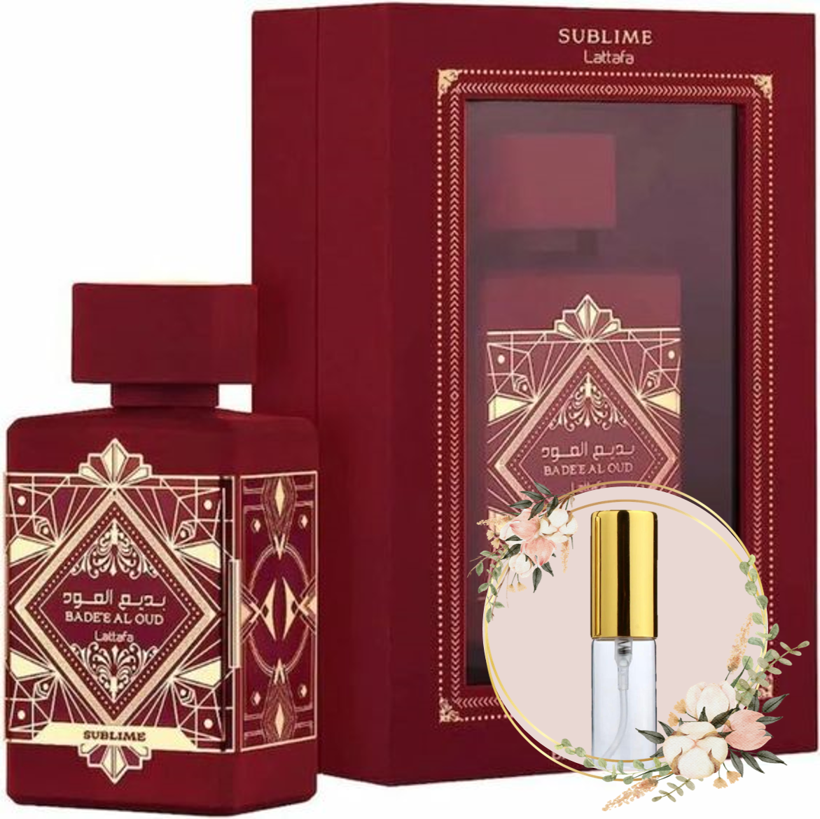 DECANTANTE BADEE AL OUD SUBLIME LATTAFA - 5ML