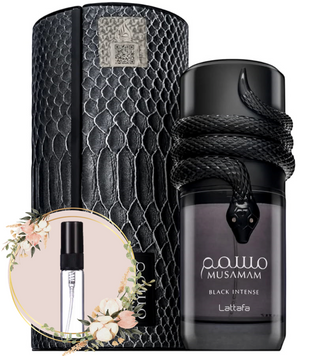 DECANTE MUSAMAM BLACK INTENSE LATTAFA - 5ML