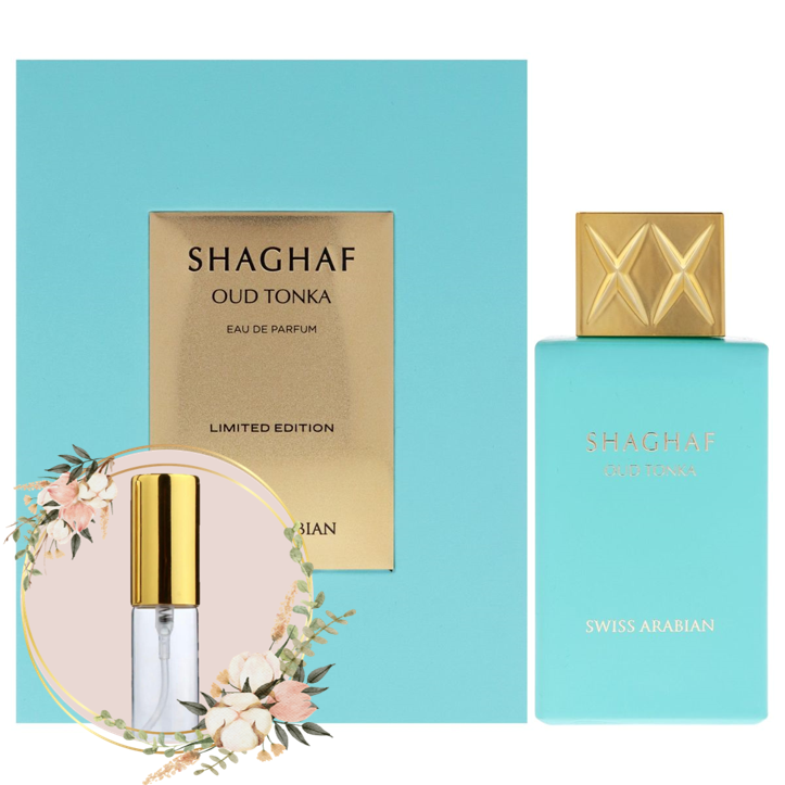 DECANTADOR ÁRABE SUIZO SHAGHAF OUD TONKA - 5ML
