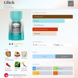 EXTRATO DE PERFUME GLITCH MYKONOS - 100ML