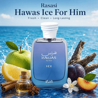 PERFUME HAWAS ICE RASASI - 100ML