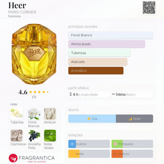 PERFUME HEER PARIS CORNER - 100ML