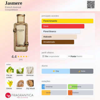 PERFUME JASMERE FRENCH AVENUE - 100ML