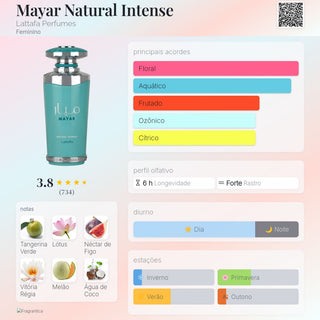 PERFUME MAYAR NATURAL INTENSE LATTAFA - 100ML