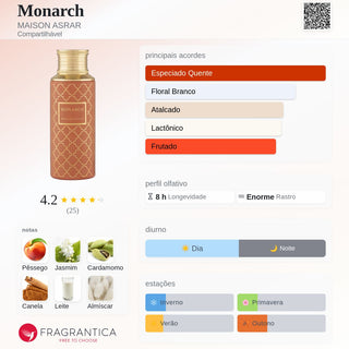 PERFUME MONARCH MAISON ASRAR - 100ML