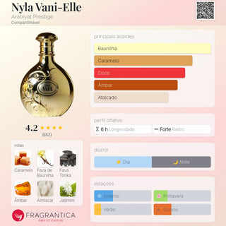 PERFUME NYLA VANI-ELLE ARABIYAT PRESTIGE - 100ML