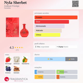 PERFUME NYLA SHERBET ARABIYAT PRESTIGE - 100ML