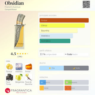 PERFUME OBSIDIAN FRENCH AVENUE - 100ML