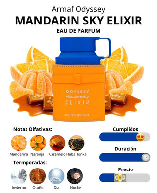 PERFUME ODYSSEY MANDARIN SKY ELIXIR ARMAF - 100ML