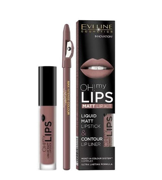 OH! MY LIPS MATT LIP KIT EVELINE - 02 MILKY CHOCOLATE - 4,5 ML