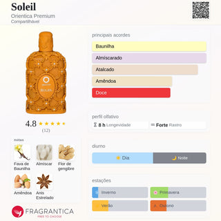 PERFUME SOLEIL ORIENTICA - 80 ML