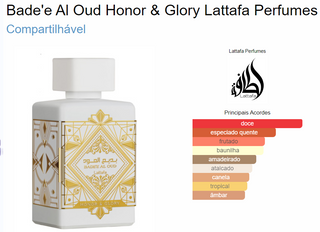 BADE´E AL OUD HONOR &amp; GLORY LATTAFA PERFUME - 100ML