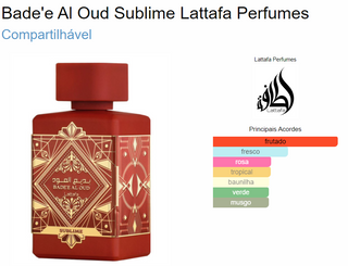 DECANT BADEE AL OUD SUBLIME LATTAFA - 5ML