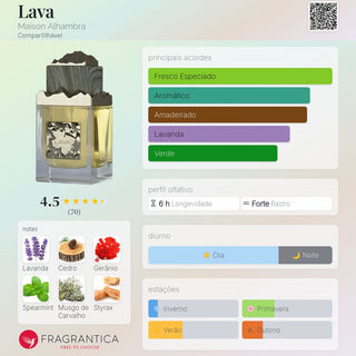 PERFUME LAVA MAISON ALHAMBRA - 100ML