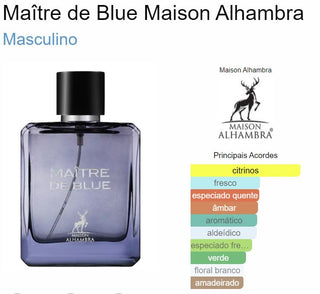 PERFUME MAÎTRE DE BLUE MAISON ALHAMBRA - 100ML