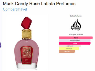 DECANT MUSK CANDY ROSE LATTAFA - 5ML